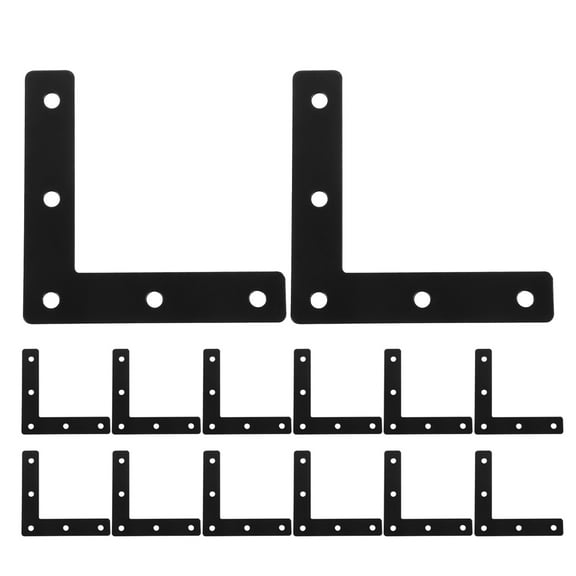 FENGGUIQU 15-Piece Table Brackets Set with Modern Design for Strong and Sturdy Support Projects