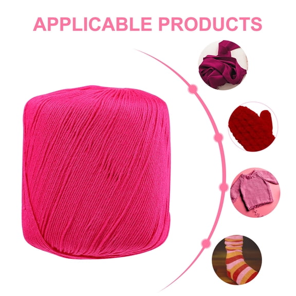 FENGGUIQU 1 Pack Crochet Cotton Yarn for Handmade Knitting and Crafting, String Rope for Projects