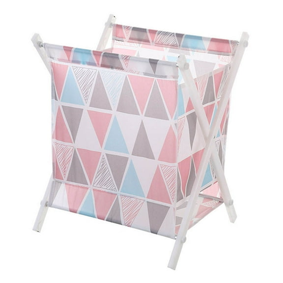FENGGUIQU 1Pc Pink Laundry Basket with Large Capacity and Smooth Surface for Bedroom and Bathroom Use