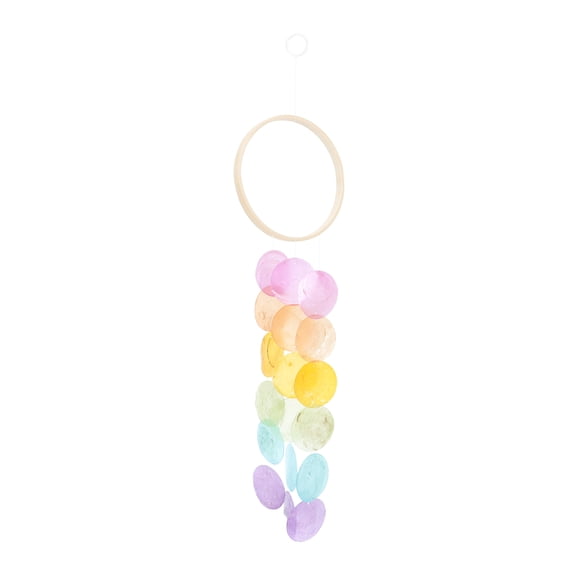 FENGGUIQU Handmade Shell Wind Chime for Outdoor Garden, Balcony & Home Decor - Durable, Stylish Pendant Accent