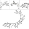 thumbnail image 1 of FENGGUIQU Ear Jewelry Leaf Shape Ear Clips Alloy 1 Pair Fashion Accessory Women Going Out, 1 of 4