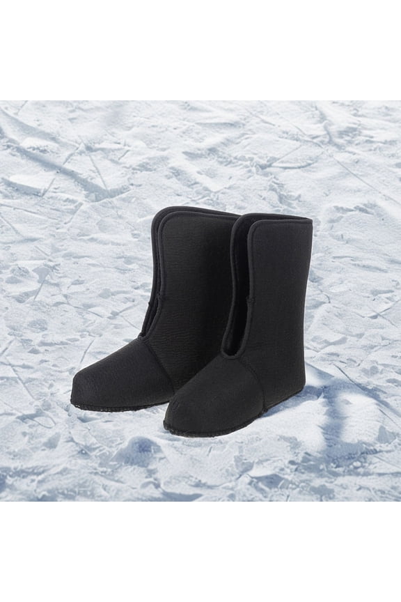 1Pair Waterproof Winter Boot Liner Wool Sock Replacement for Outdoor Fishing Walk