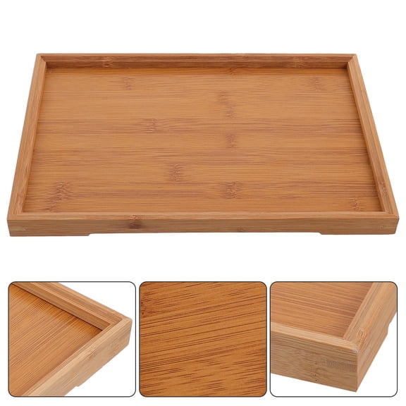 FENGGUIQU Food Platter Chocolate Color - Home Storage and Serving Tray for Kitchen and Dining
