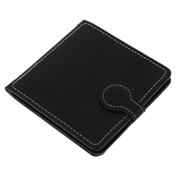 FENGGUIQU 1Pc Portable Guitar Picks Holder Black Compact Durable Storage Pouch Easy Carry for Guitar Players