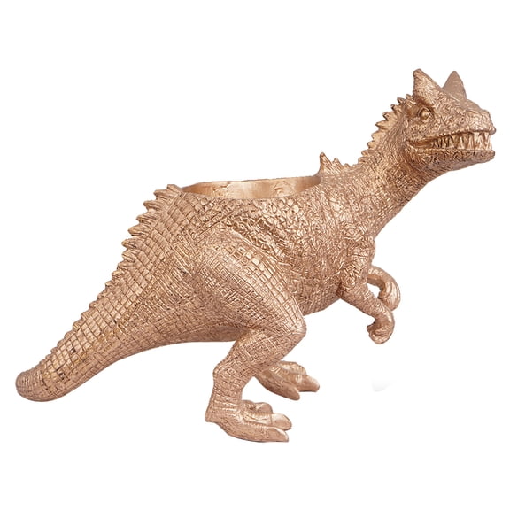 FENGGUIQU 1Pc Dinosaur Modeling Resin Flowerpot for Succulent Plants and Desktop Decoration