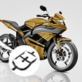 FENGGUIQU 1Pc Motorcycle Rear Wheel Tie Down Black Webbing Belt for ...