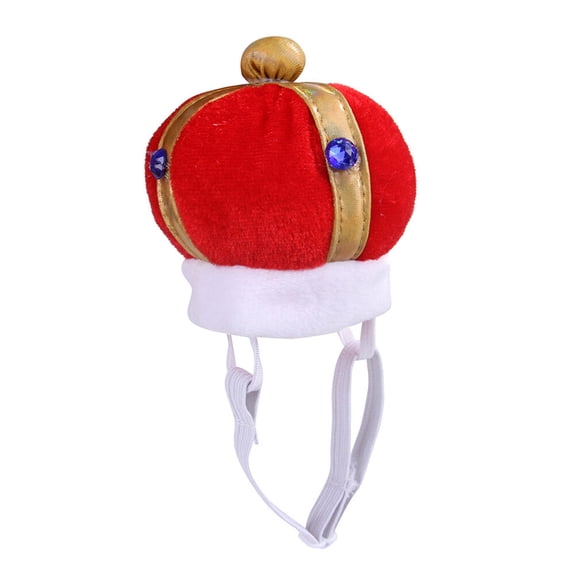 FENGGUIQU 1Pc Red Cat Cosplay Hat Crown with Adjustable Elastic Band Comfortable Fit