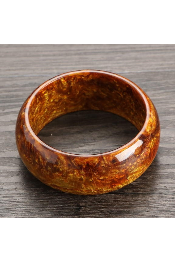 Stylish Brown Resin Sea Willow Bracelet Elegant Wrist Decoration for Home and Outdoors