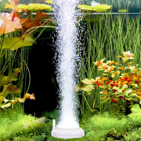 FENGGUIQU 1Set Aquarium Air Stone White Oxygen Pump Bubble Diffuser for Enhanced Aeration