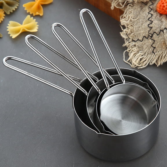 FENGGUIQU 1 Set Baking Measuring Cups with Ergonomic Handle for Accurate Measurement by Professional Chefs