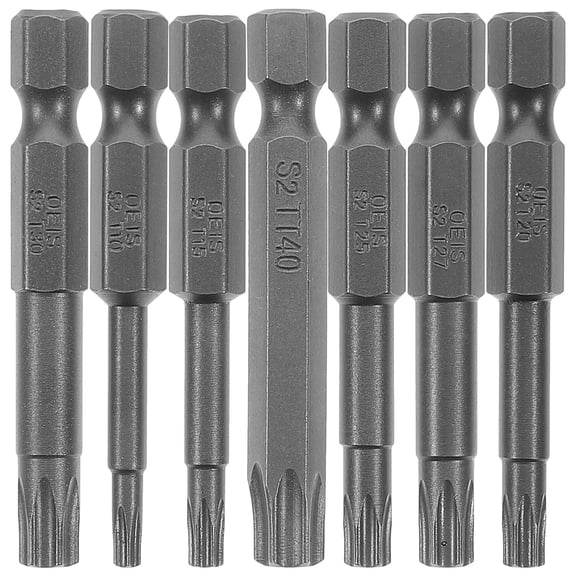 FENGGUIQU 1Set Carpentry Reamer and Drill Bit Set Premium Steel Silver Magnetic for Accurate Metal Drilling