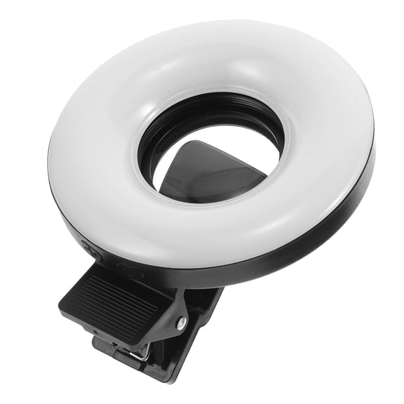 FENGGUIQU Black Macro Lens Fill Light ABS Universal Compatibility for Phone