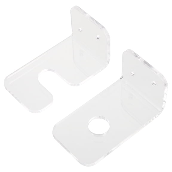 FENGGUIQU 1Set Transparent Guitar Storage Rack Wall Mounted Durable Space Saving Holder