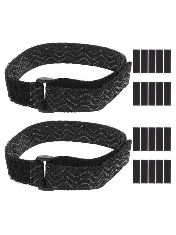 Stylish Boot Stabilizers, Adjustable and Antislip, Black Polyester for Outdoor Activities 1Set