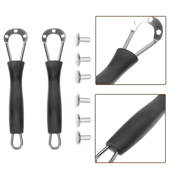 FENGGUIQU Bakelite Pan Handle Replacement, Black Universal Pot Grip for Cookware, and Easy to Install