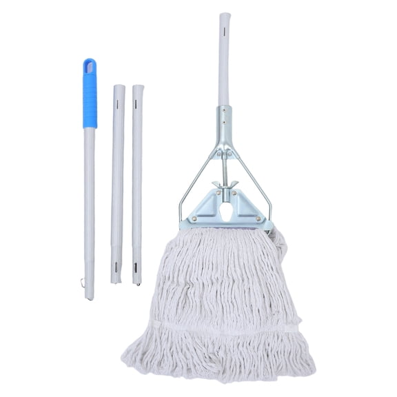 FENGGUIQU 1Set Industrial Grade Triangle Mop Head Replacement with Detachable Mop Head Clamp