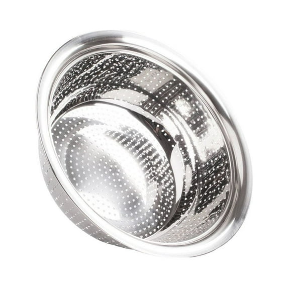 FENGGUIQU Stainless Steel Kitchen Draining Tub for Fruits, Vegetables, Rice - Food Strainer Basin for Efficient Washing