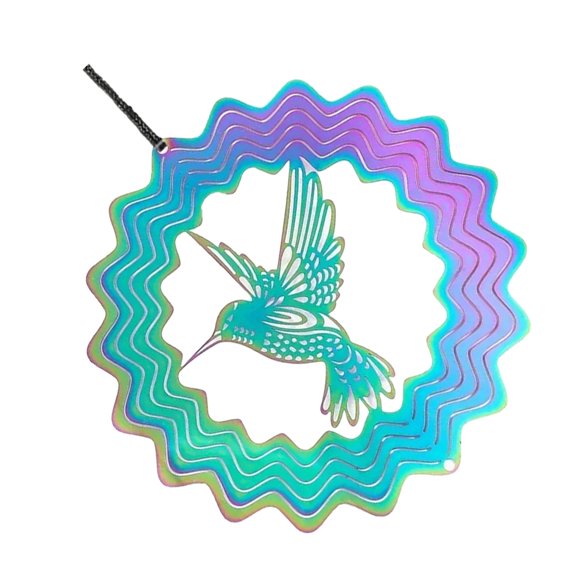 FENGGUIQU 1Set Metal Wind Rotating Ornament Garden Decor for Backyard Patio Lawn