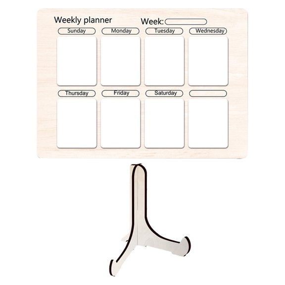 FENGGUIQU 1Set Multipurpose Khaki Magnetic Menu Board for Refrigerator and Household Lists