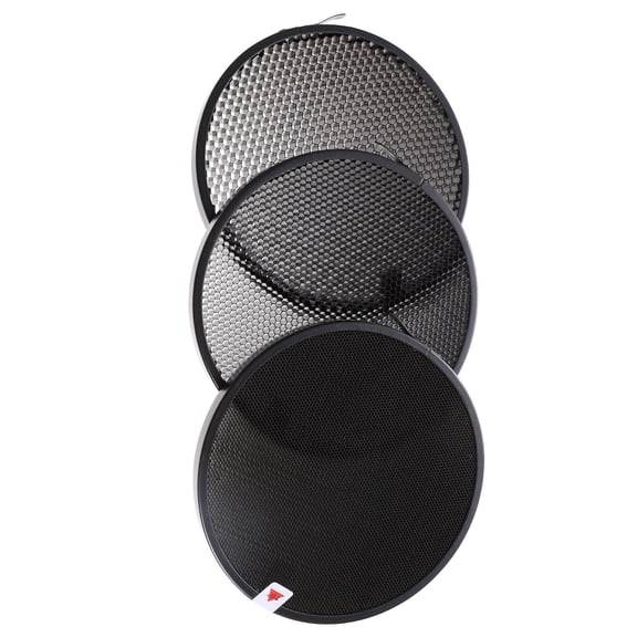 FENGGUIQU 1Set Honeycomb Grid for Studio Flash Light with Reflector Diffuser and Directional Beam Control