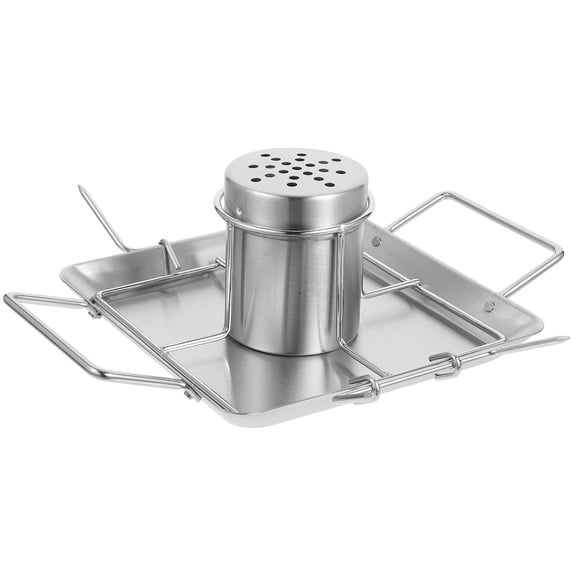 FENGGUIQU 1Set Portable Beer Can Chicken Holder Stainless Steel for Outdoor Barbecue and Roast