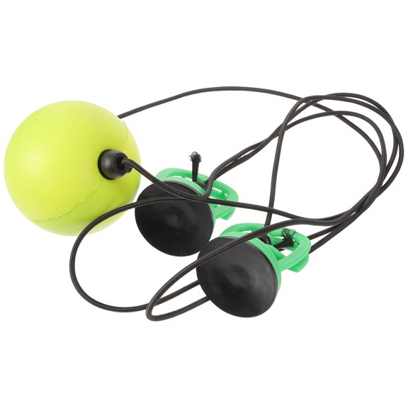 FENGGUIQU 1Set Punching Speed Training Ball with Adjustable Rope and Suction Cup Green Color