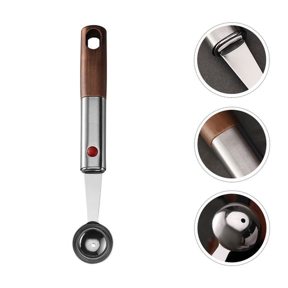 FENGGUIQU Stainless Steel Meatball Maker Melon Baller Scoop 1Set