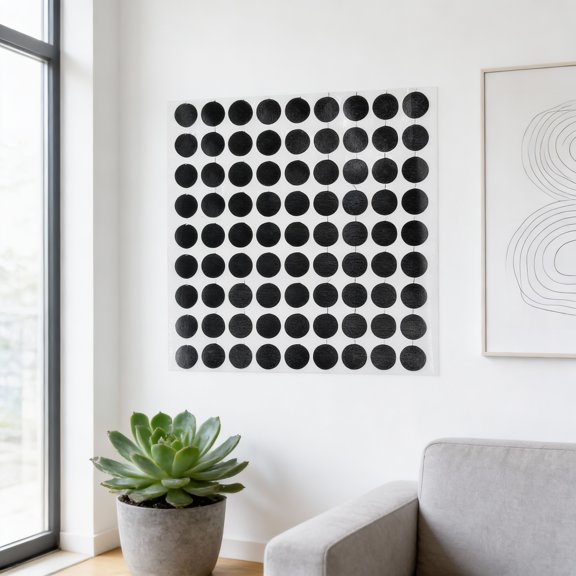 FENGGUIQU 1Sheet Pool Table Marker Dots Black Cloth Material Table Position Mark Stickers