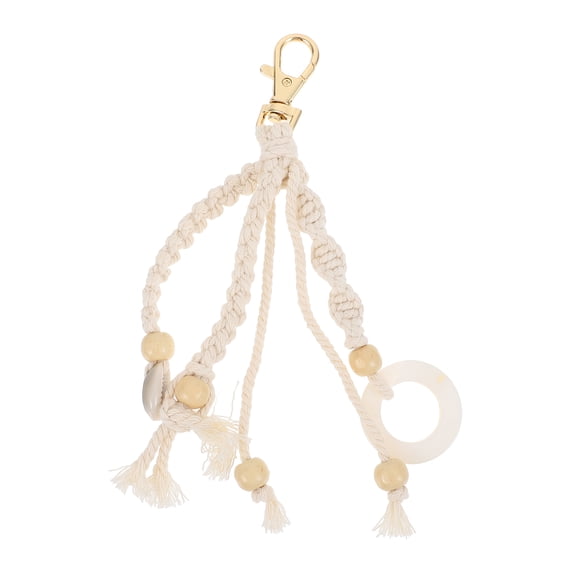 FENGGUIQU 1pc Handbag Pendant Cotton Rope Tassel Keychain For All Kinds Of People