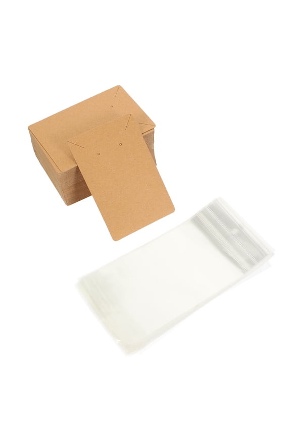 200Pcs Durable Paper Earring Display Cards Simple Necklace Cards for Organized Jewelry