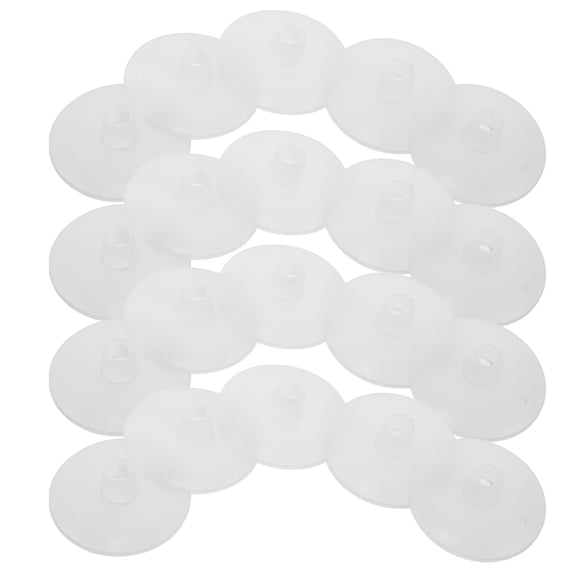 FENGGUIQU 200Pcs White Tent Pole Caps Waterproof Protective Covers for Camping Tent Poles