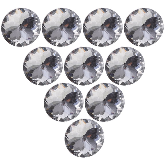 FENGGUIQU Multi Color Crystal Buttons for Upholstery Glass Sewing Tacks for Furniture 20Pcs