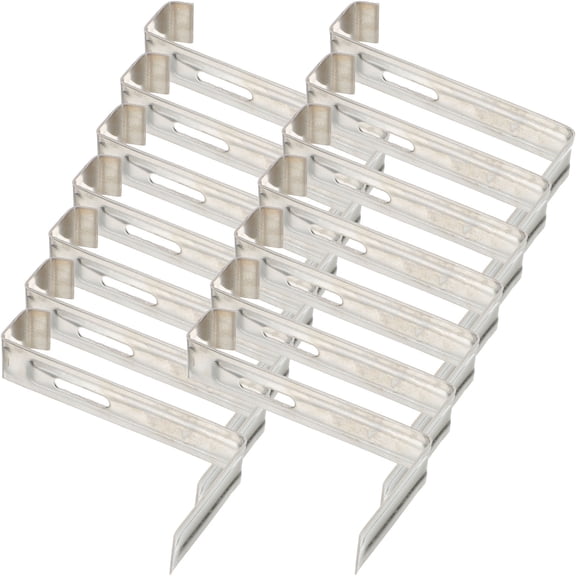 FENGGUIQU 20Pcs Non Skid Roof Tile Clips Metal Fixing Clips for Home Roof Supplies