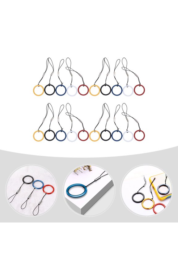 Phone Strap Replacement Phone Camera Hanging Ropes Blue 20Pcs