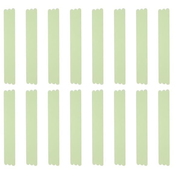 FENGGUIQU 24Pcs Reflective Green Anti Skid Steps Stickers for Stairs Bathroom Pool Safety