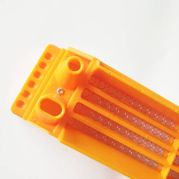 FENGGUIQU 2-Pack Beekeeping Pollen Collector, Orange Plastic Tool for Outdoor Apiary Use