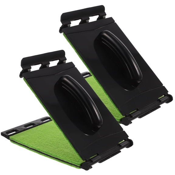 FENGGUIQU 2Pcs Black Guitar String Cleaner Tool Lightweight Reusable for Guitar Bass Ukulele Maintenance