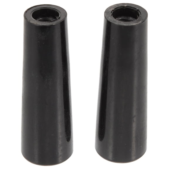FENGGUIQU 2Pcs Black Plastic Tap Handle Beer Replacement For Home Bar System