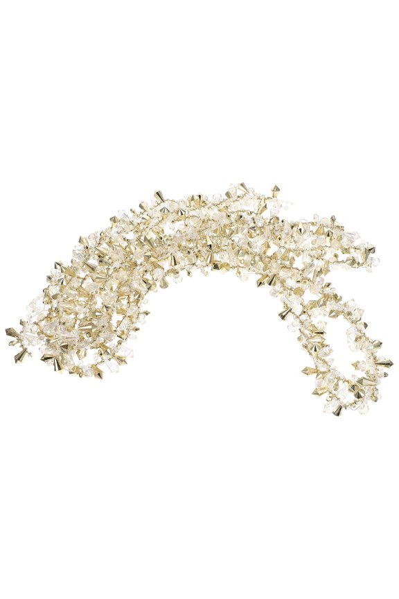 2-Pack Crystal Garland Strands, Multi-Color Plastic Decorative Chains for Home, Restaurant, Party, and Event Decor