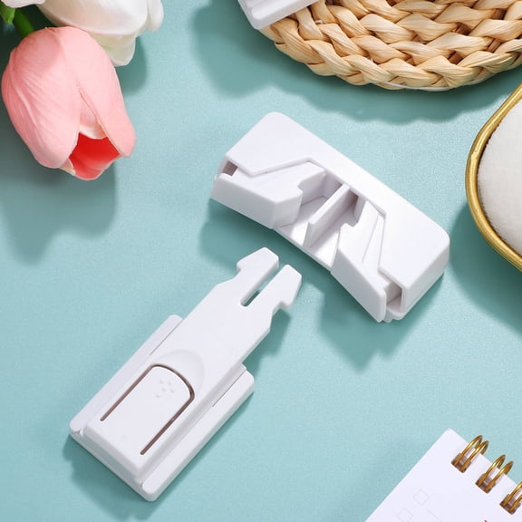 FENGGUIQU Set of 2 Digital Password Refrigerator Locks, ABS White, Secure and Easy Closure