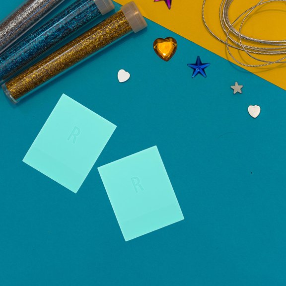 FENGGUIQU 2Pcs Durable Rubber Ink Scraper Screen Printing Tool with Thick Wear Resistant Board