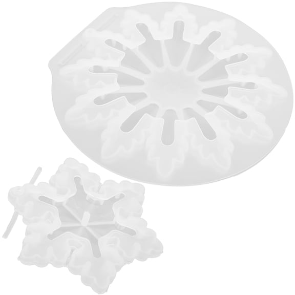 FENGGUIQU 2-Pack Epoxy Resin Silicone Molds for Home Decor Crafting White
