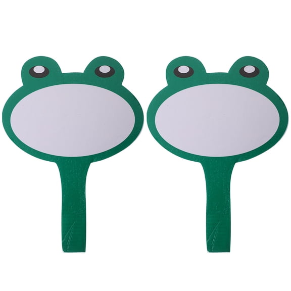 FENGGUIQU 2Pcs Green Dry Erase Boards Handheld Whiteboard with Waterproof Surface and Soft Touch