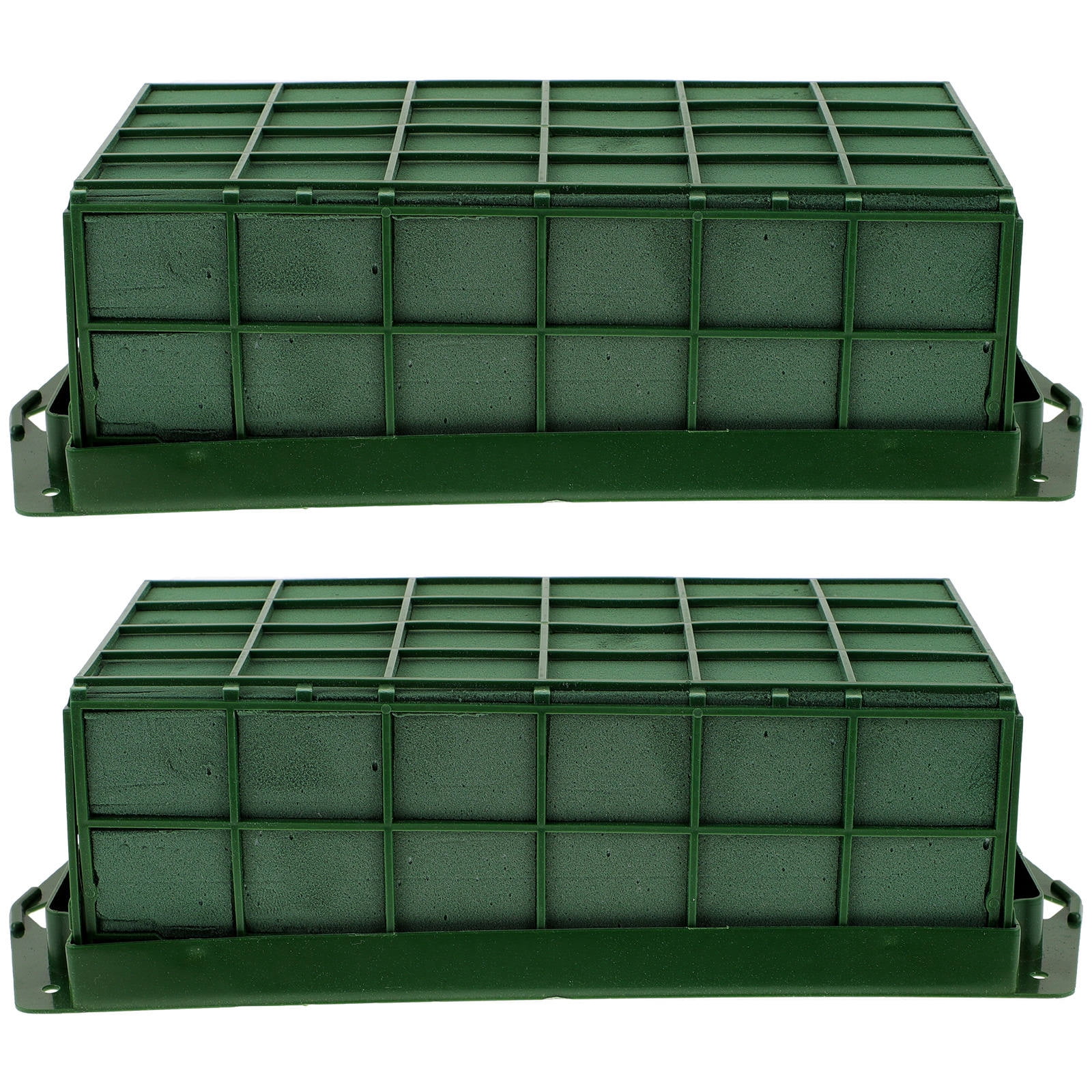 FENGGUIQU 2- Floral Foam Cage with Foam Blocks for Versatile Flower Arranging and Decorating