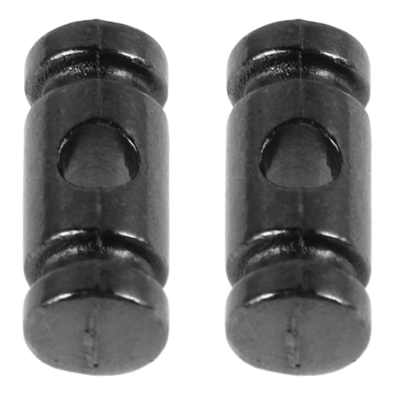 FENGGUIQU 2Pcs Low Black Guitar String Retainers with Locking Mechanism for Secure String Stability