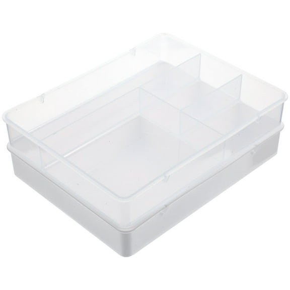 FENGGUIQU Compact Drawer Storage Case, Assorted Colors, ABS Plastic, 2-Pack Organizer for Home and Office Use