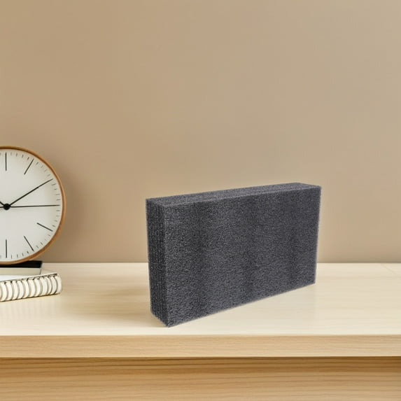 FENGGUIQU 2Pcs Cuttable Black Foam Pads for Tools Protective Lightweight Cushioning Inserts