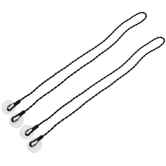 FENGGUIQU 2Pcs Retractable Clothesline Portable Black Clothes Drying Strap for Home and Outdoor