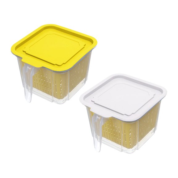 FENGGUIQU 2Pcs Preservation Storage Case with Material for Kitchen Use
