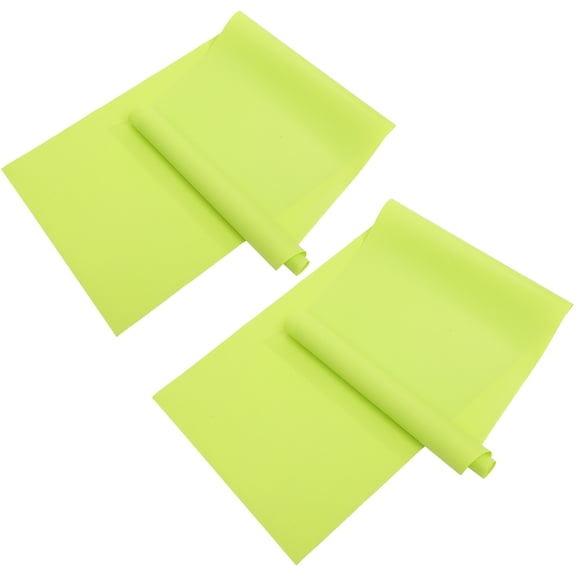 FENGGUIQU 2Pcs Reptile Carpet Floor Liner for Terrarium Substrate Soft Nonstick Light Green Mat